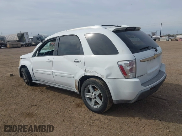 2005 Chevrolet Equinox LT with VIN 2CNDL63F556163202, listed as a IAAI auction lot 41579151 with 108,813 mi miles. Bid and sale history available at carsss.com. Image 3.