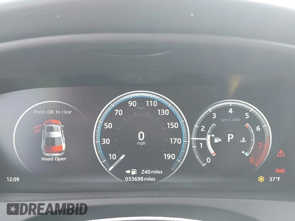 2018 Jaguar XE with VIN SAJAM4FV5JCP37456, listed as a IAAI auction lot 41519411 with 33,698 mi miles and . Bid and sale history available at DreamBid. Image 7.