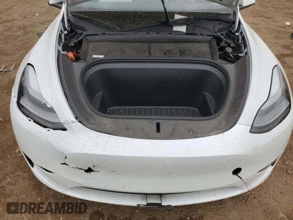 2023 Tesla Model Y Long Range with VIN 7SAYGDEEXPF839677, listed as a Copart auction lot 50845175 with 36,661 mi miles and Salvage Title. Bid and sale history available at DreamBid. Image 13.