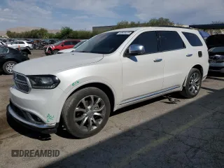 2017 Dodge Durango Citadel Anodized Platinum with VIN 1C4RDHEG9HC680684, listed as a Copart auction lot 62520415 with 122,843 mi miles and Salvage title. Bid and sale history available at DreamBid. Image 1.