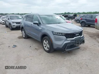 2023 Kia Sorento LX with VIN 5XYRGDLC9PG196833, listed as a IAAI auction lot 42133387 with 51,518 mi miles and . Bid and sale history available at DreamBid. Image 1.