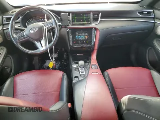 2022 Infiniti QX55 Sensory with VIN 3PCAJ5L35NF100575, listed as a Copart auction lot 88796385 with 18,122 mi miles and Clean title. Bid and sale history available at DreamBid. Image 8.