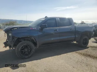 2020 Chevrolet Silverado 1500 LT Trail Boss with VIN 1GCPYFEL9LZ298271, listed as a Copart auction lot 50018135 with 82,666 mi miles and Salvage Title. Bid and sale history available at carsss.com. Image 1.