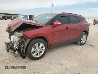 2021 Chevrolet Blazer LT с VIN 3GNKBCRS5MS566489, выставлен на аукционе Copart как лот 56682585 с пробегом 42 092 миль миль и Списание • Salvage title. История ставок и продаж доступна на DreamBid. Изображение 1.