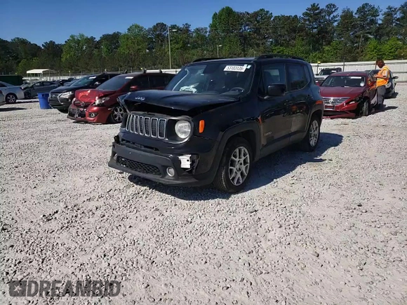 2020 Jeep Renegade Altitude with VIN ZACNJABB2LPL64164, listed as a Copart auction lot 53183135 with 172,701 mi miles and Salvage title. Bid and sale history available at DreamBid. Image 13.