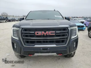 2024 GMC Yukon XL AT4 with VIN 1GKS2HKL9RR255168, listed as a Copart auction lot 43969225 with 12,972 mi miles and Salvage Title. Bid and sale history available at carsss.com. Image 5.