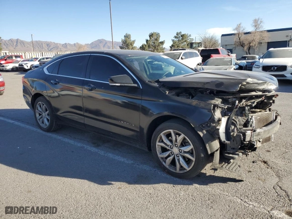 2017 Chevrolet Impala LT with VIN 2G1105SA3H9165378, listed as a Copart auction lot 45656545 with 133,082 mi miles and Salvage Title. Bid and sale history available at carsss.com. Image 4.