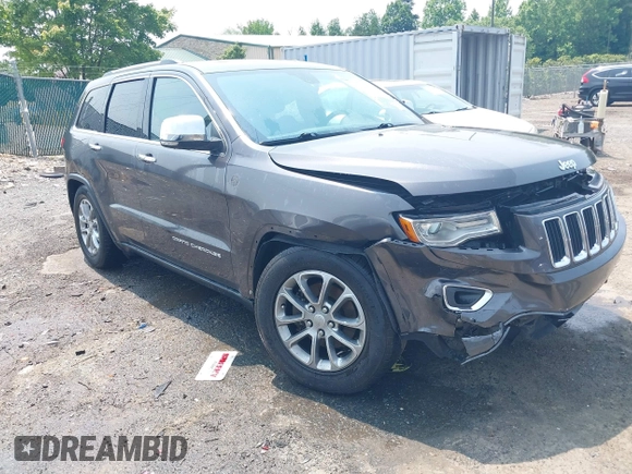 2016 Jeep Grand Cherokee Limited with VIN 1C4RJFBG8GC422740, listed as a IAAI auction lot 42365174 with 95,013 mi miles and . Bid and sale history available at DreamBid. Image 1.