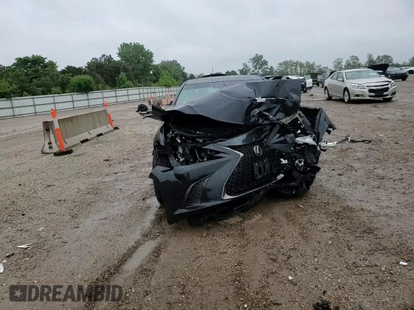 2021 Lexus ES 350 F Sport with VIN 58AGZ1B15MU109993, listed as a Copart auction lot 57430605 with Not provided miles and Salvage title. Bid and sale history available at DreamBid. Image 14.