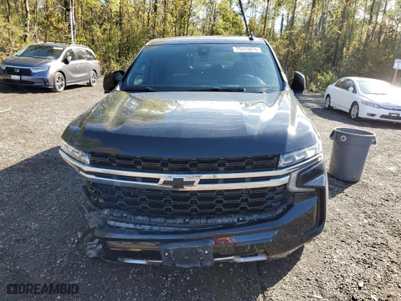 2021 Chevrolet Tahoe Commercial with VIN 1GNSKLED4MR476230, listed as a Copart auction lot 75313974 with 124,085 mi miles and Salvage Title. Bid and sale history available at carsss.com. Image 5.