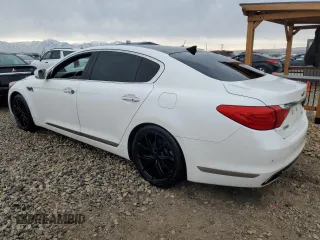 2015 Kia K900 Luxury with VIN KNALW4D46F6022636, listed as a Copart auction lot 42406015 with 67,691 mi miles and Salvage Title. Bid and sale history available at carsss.com. Image 2.