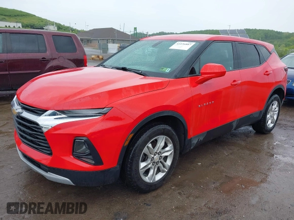 2020 Chevrolet Blazer LT with VIN 3GNKBHR46LS669529, listed as a IAAI auction lot 42226887 with 87,894 mi miles and . Bid and sale history available at DreamBid. Image 2.