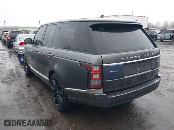 2016 Land Rover Range Rover HSE with VIN SALGS2KF8GA253070, listed as a IAAI auction lot 41520354 with 61,033 mi miles and . Bid and sale history available at DreamBid. Image 3.