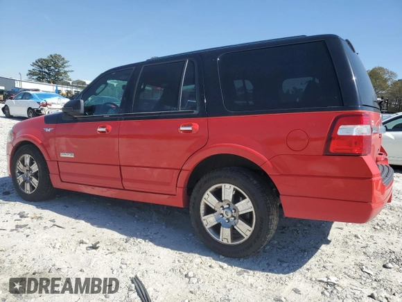 2008 Ford Expedition Limited with VIN 1FMFU19518LA29595, listed as a Copart auction lot 49655395 with 105,645 mi miles and Salvage title. Bid and sale history available at DreamBid. Image 2.
