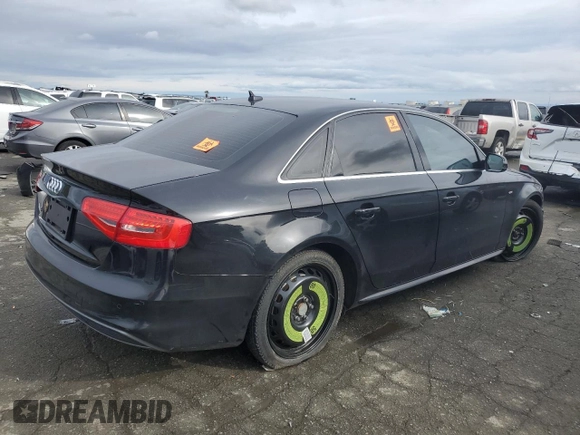 2014 Audi A4 Premium Plus with VIN WAUEFAFL1EN039909, listed as a Copart auction lot 43622895 with 83,143 mi miles and Salvage Title. Bid and sale history available at carsss.com. Image 3.