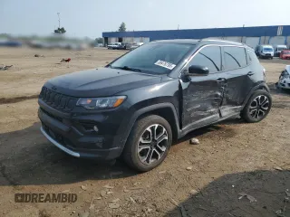 2022 Jeep Compass High Altitude с VIN 3C4NJDCB2NT120903, выставлен на аукционе Copart как лот 59476795 с пробегом 45 620 миль миль и Списание • Salvage title. История ставок и продаж доступна на DreamBid. Изображение 1.