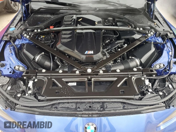 2024 BMW M4 with VIN WBS53AZ05RCR23617, listed as a Copart auction lot 75870724 with 2,836 mi miles and Non Repairable. Bid and sale history available at carsss.com. Image 11.