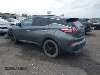 2018 Nissan Murano S with VIN 5N1AZ2MG8JN160124, listed as a IAAI auction lot 41921370 with 92,797 mi miles and . Bid and sale history available at DreamBid. Image 3.