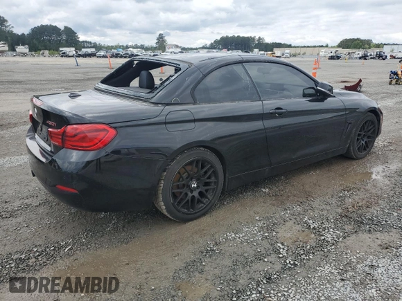 2018 BMW 4 Series 430i z VIN WBA4Z1C57JEC70867, wystawiony jako Copart lot #47869025 z przebiegiem 135 004 mil mil oraz Szkoda całkowita • Salvage title. Historia ofert i sprzedaży dostępna na DreamBid. Obrazek 3.