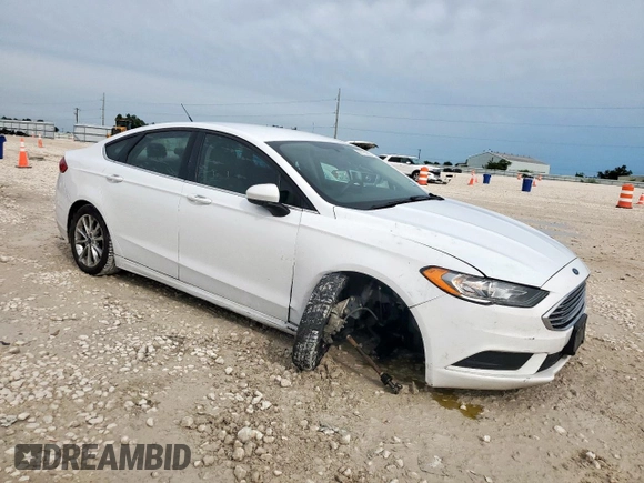 2017 Ford Fusion SE with VIN 3FA6P0H7XHR206158, listed as a Copart auction lot 60755285 with 96,402 mi miles and Salvage title. Bid and sale history available at DreamBid. Image 4.