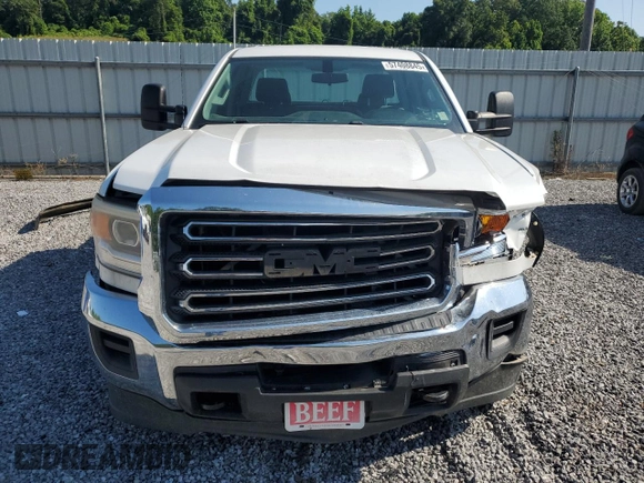2015 GMC Sierra 2500HD with VIN 1GT22XEG8FZ111398, listed as a Copart auction lot 57408845 with 109,505 mi miles and Salvage title. Bid and sale history available at DreamBid. Image 5.