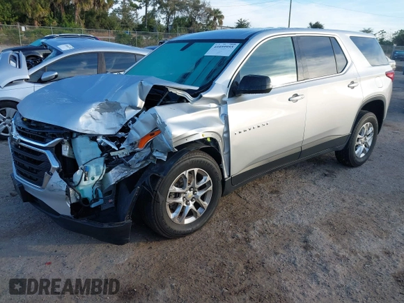 2020 Chevrolet Traverse LS with VIN 1GNEVFKW9LJ187966, listed as a IAAI auction lot 41059955 with 98,273 mi miles. Bid and sale history available at carsss.com. Image 17.