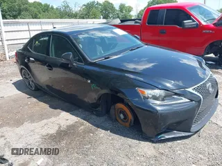 2014 Lexus IS 350 with VIN JTHBE1D21E5009665, listed as a IAAI auction lot 42558191 with 138,015 mi miles and . Bid and sale history available at DreamBid. Image 1.