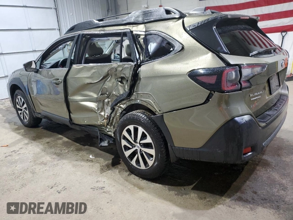 2024 Subaru Outback Premium с VIN 4S4BTAFC8R3125942, выставлен на аукционе Copart как лот 49452705 с пробегом 23 111 миль миль и Списание • Salvage title. История ставок и продаж доступна на DreamBid. Изображение 2.