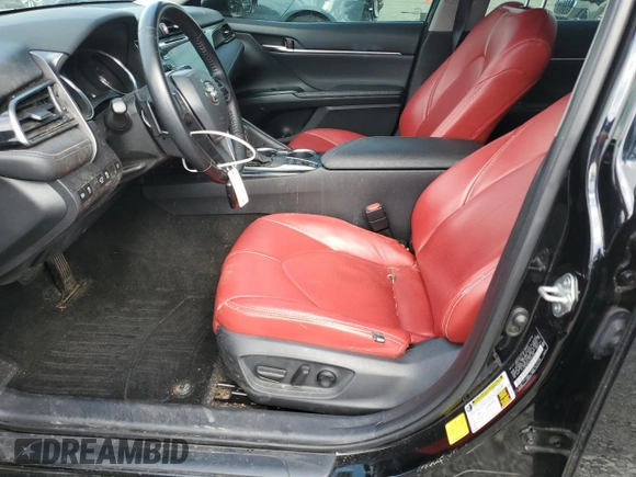 2020 Toyota Camry XSE with VIN 4T1K61AK2LU972205, listed as a Copart auction lot 55792685 with 106,696 mi miles and Salvage Title. Bid and sale history available at DreamBid. Image 7.