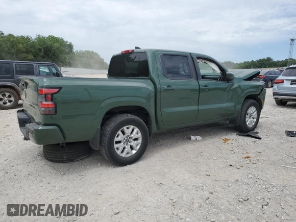 2022 Nissan Frontier SV with VIN 1N6ED1EK3NN654556, listed as a Copart auction lot 56589825 with 42,615 mi miles and Salvage title. Bid and sale history available at DreamBid. Image 3.