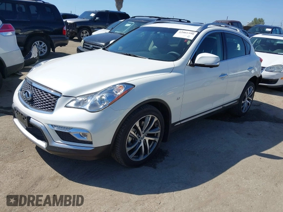 2017 Infiniti QX50 with VIN JN1BJ0RPXHM389985, listed as a IAAI auction lot 42002390 with 29,133 mi miles. Bid and sale history available at carsss.com. Image 18.