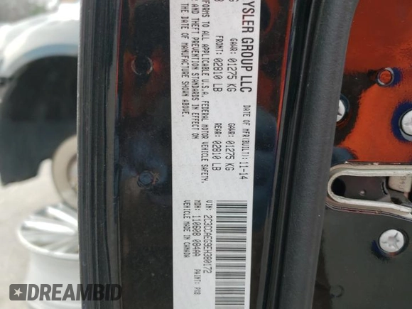 2014 Chrysler 300 with VIN 2C3CCAEG9EH380172, listed as a Copart auction lot 47121935 with 121,755 mi miles and Salvage Title. Bid and sale history available at carsss.com. Image 13.