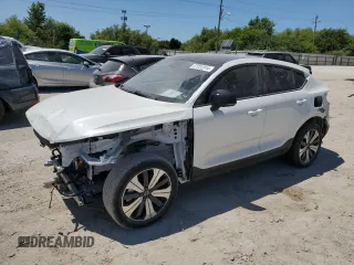 2023 Volvo C40 Recharge Pure Electric Plus with VIN YV4ED3GL1P2054494, listed as a Copart auction lot 57722314 with 11,764 mi miles and Salvage Title. Bid and sale history available at carsss.com. Image 1.