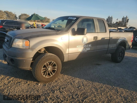 2007 Ford F-150 STX with VIN 1FTRX14W97FA31309, listed as a Copart auction lot 85518534 with 194,447 mi miles and Clean Title. Bid and sale history available at carsss.com. Image 1.