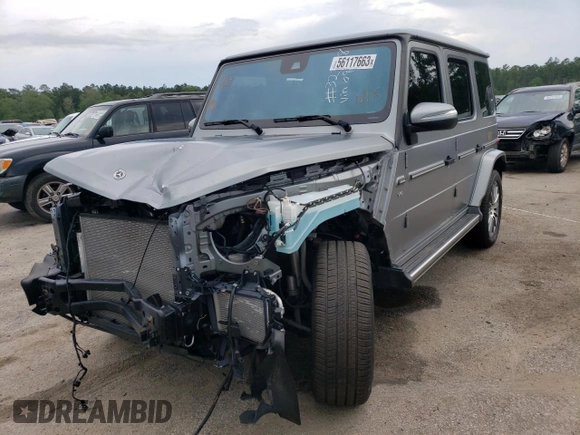 2021 Mercedes-Benz G 550 with VIN W1NYC6BJ6MX390918, listed as a Copart auction lot 56117663 with Not Provided miles and . Bid and sale history available at carsss.com. Image 1.