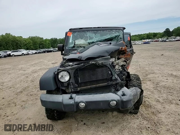 2016 Jeep Wrangler Sport with VIN 1C4AJWAG7GL297681, listed as a Copart auction lot 55926715 with 129,710 mi miles and Salvage title. Bid and sale history available at DreamBid. Image 14.