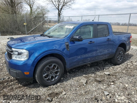 2024 Ford Maverick XLT with VIN 3FTTW8H35RRA05717, listed as a Copart auction lot 51976475 with 15,647 mi miles and Salvage Title. Bid and sale history available at DreamBid. Image 1.