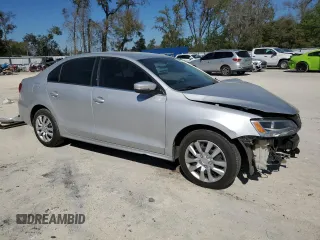 2012 Volkswagen Jetta SE with VIN 3VWDX7AJ5CM350994, listed as a Copart auction lot 48696755 with 116,674 mi miles and Salvage title. Bid and sale history available at DreamBid. Image 4.