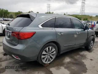 2014 Acura MDX Technology with VIN 5FRYD4H48EB027573, listed as a Copart auction lot 58791185 with 172,694 mi miles and Salvage title. Bid and sale history available at DreamBid. Image 3.