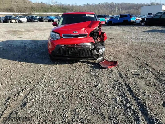 2015 Kia Soul + with VIN KNDJP3A59F7758351, listed as a Copart auction lot 52235555 with 53,030 mi miles and Salvage Title. Bid and sale history available at carsss.com. Image 13.