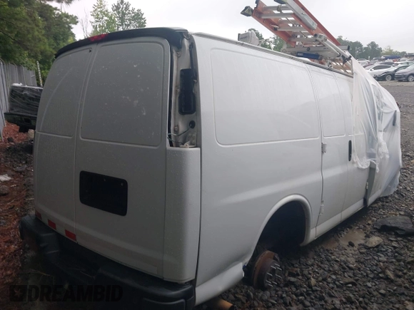 2019 Chevrolet Express Cargo with VIN 1GCWGAFP0K1351293, listed as a IAAI auction lot 42499545 with Not provided miles and . Bid and sale history available at DreamBid. Image 4.