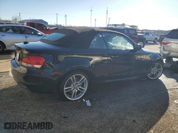 2010 BMW 1 Series 135i with VIN WBAUN9C52AVK41235, listed as a Copart auction lot 85384434 with 84,636 mi miles and Salvage title. Bid and sale history available at DreamBid. Image 3.