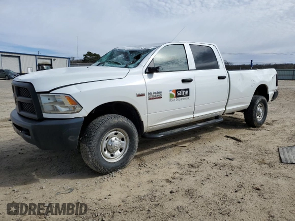2014 Ram 2500 Tradesman with VIN 3C6TR5HT4EG219293, listed as a Copart auction lot 47954685 with 0 mi miles and Salvage Title. Bid and sale history available at carsss.com. Image 1.