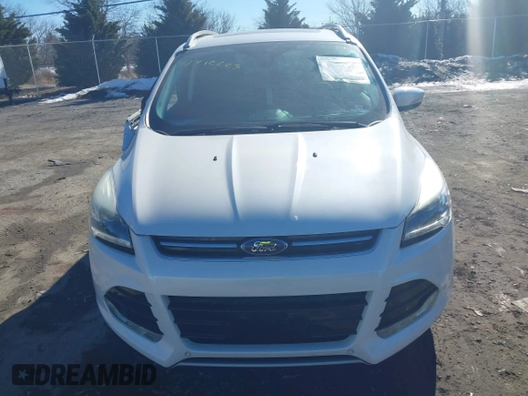2016 Ford Escape Titanium with VIN 1FMCU9J96GUB65441, listed as a IAAI auction lot 41412223 with 74,218 mi miles. Bid and sale history available at carsss.com. Image 12.