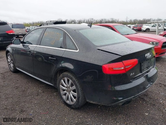 2015 Audi A4 Premium with VIN WAUAFAFL0FN012362, listed as a IAAI auction lot 41999573 with 94,237 mi miles. Bid and sale history available at carsss.com. Image 3.