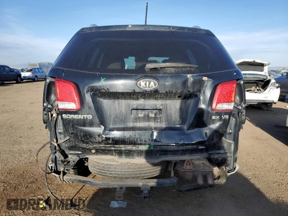 2011 Kia Sorento EX with VIN 5XYKUDA20BG118826, listed as a Copart auction lot 48350835 with 187,302 mi miles and Salvage Title. Bid and sale history available at carsss.com. Image 6.