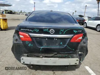 2018 Nissan Sentra SV with VIN 3N1AB7AP9JL645434, listed as a Copart auction lot 53978565 with 171,025 mi miles and Salvage Title. Bid and sale history available at carsss.com. Image 6.