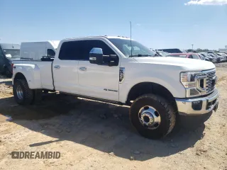 2022 Ford F-350 XL with VIN 1FT8W3DT4NED32783, listed as a Copart auction lot 46214285 with 34,715 mi miles and Clean Title. Bid and sale history available at DreamBid. Image 4.