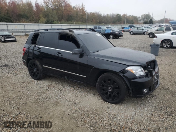2012 Mercedes-Benz GLK 350 with VIN WDCGG8HB7CF849665, listed as a Copart auction lot 82761464 with Not Provided miles and Salvage Title. Bid and sale history available at DreamBid. Image 4.