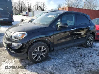 2017 FIAT 500X Urbana Edition with VIN ZFBCFXCB1HP576638, listed as a Copart auction lot 88634055 with 53,287 mi miles and Salvage title. Bid and sale history available at DreamBid. Image 1.